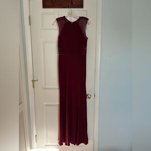 Night Way Collections Burgundy Maxi Dress